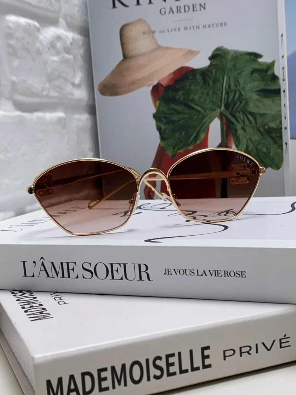 Loewe Metallic Hexagonal Sunglasses